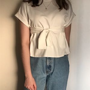 Fancy tied T-shirt